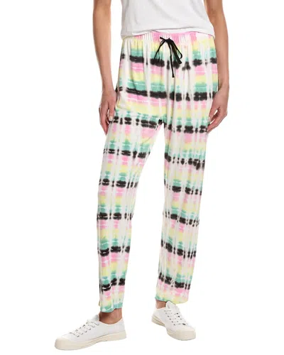 Electric & Rose Aries Bolt Ribbed Pant In White