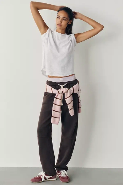 Electric & Rose Barrel Drawstring Pants In Brown