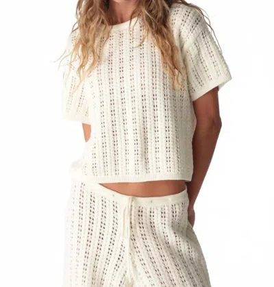 Electric & Rose Bea Knit Top In Ivory In Neutral