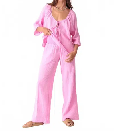Electric & Rose Beach Pants In Bubblegum In Pink