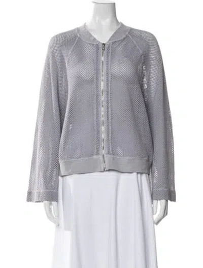 Pre-owned Electric & Rose Bomber Jacket In Gray