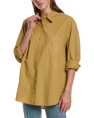 Electric & Rose Boyfriend Shirt In Brown