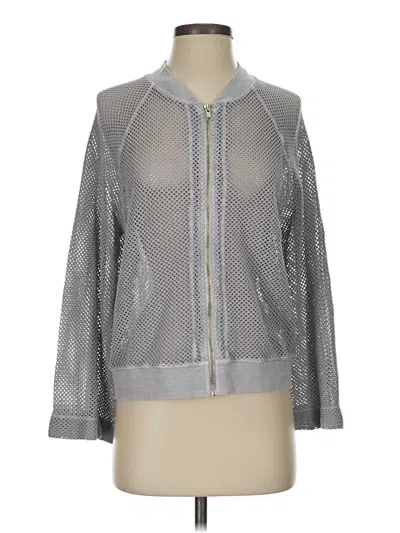 Pre-owned Electric & Rose Cardigan Sweater In Silver