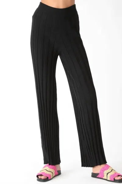 Electric & Rose Carmel Pants In Onyx In Black