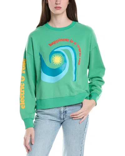 Electric & Rose Classic Sweatshirt In Green