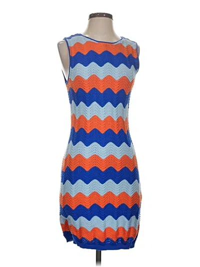 Pre-owned Electric & Rose Cocktail Dress In Blue