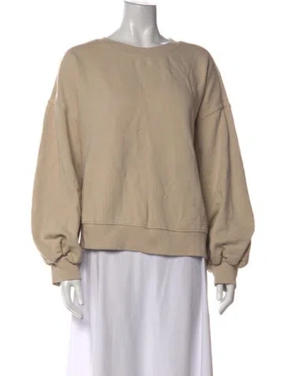 Pre-owned Electric & Rose Crew Neck Sweater In Neutral