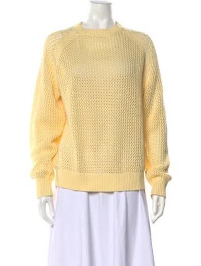 Pre-owned Electric & Rose Crew Neck Sweater In Yellow
