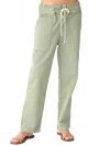 Electric & Rose Easy Pant In Vintage Canteen In Green