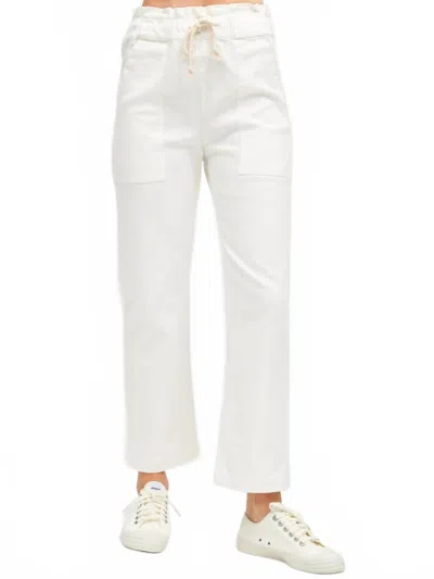 Electric & Rose Easy Pant In Whisper In White