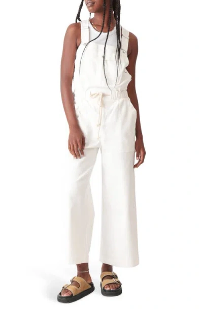 Electric & Rose Easy Tie Waist Overalls In White