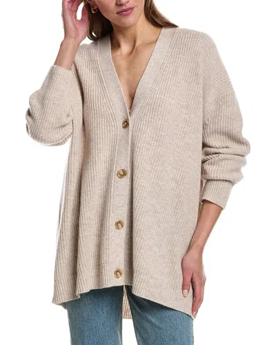 Electric & Rose Everyday Regular Fit Cardigan In Neutral