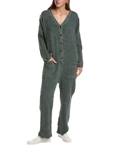 Electric & Rose Favorite Jumpsuit In Green