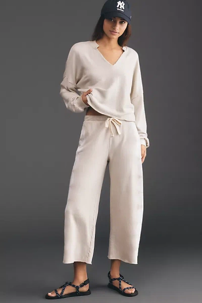 Electric & Rose Haven Drawstring Pants In White