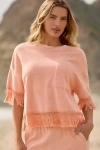 Electric & Rose Ibiza Short-sleeve Fringe Top