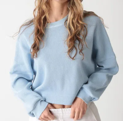 Electric & Rose Jude Thermal Tee In Ice In Blue
