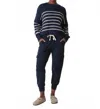Electric & Rose Julian Cargo Sweatpant In Navy In Blue