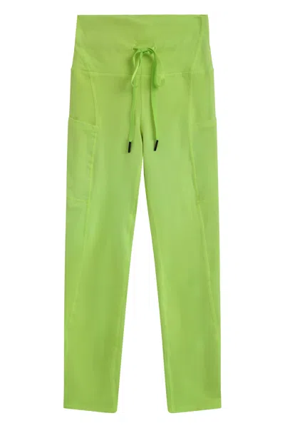 Electric & Rose Lightweight Trousers With Adjustable Waistband In Green