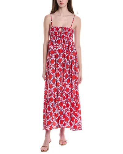 Electric & Rose Neely Midi Dress In Red