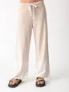 Electric & Rose Ojai Wide Leg Pant In Arid Stone In White