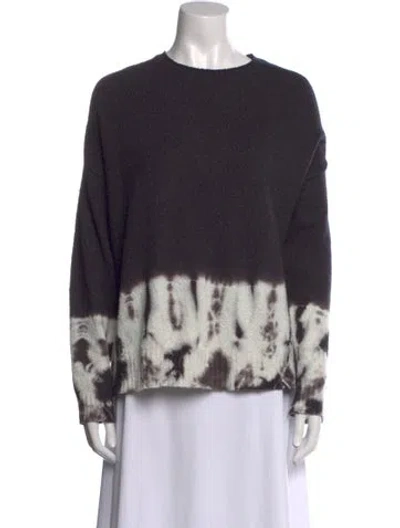 Pre-owned Electric & Rose Printed Crew Neck Sweater In Multi