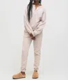 Electric & Rose Retro Fleece Robyn Sweatshirt In Khaki In Pink