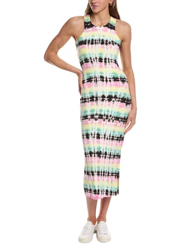 Electric & Rose Rocky Bolt Ribbed Dress In White