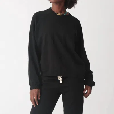 Electric & Rose Ronan Pullover In Velour Onyx In Multi