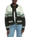 Electric & Rose Rudi Wool-blend Cardigan In White