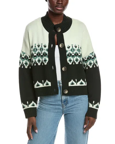 Electric & Rose Rudi Wool-blend Cardigan In White