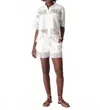 Electric & Rose Sail Short In Cloud In White