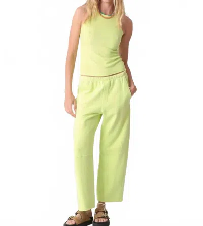 Electric & Rose Sinclair Tank & Barrel Pant Set In Lime In Green