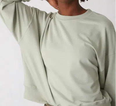 Electric & Rose Sunny Long Sleeves Sweatshirt In Sage In Green