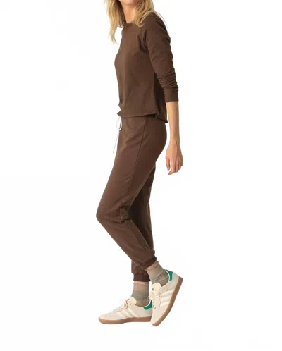 Electric & Rose Sunny Slim Fit Jogger In Brown