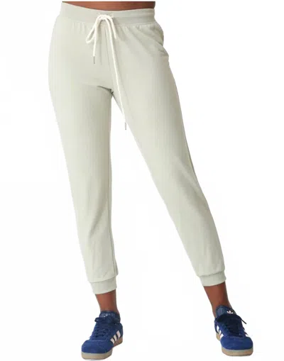 Electric & Rose Sunny Soft Knit Jogger In Sage In Neutral