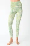 Electric & Rose Sunset Leggings In Marbled Pistachio In Green