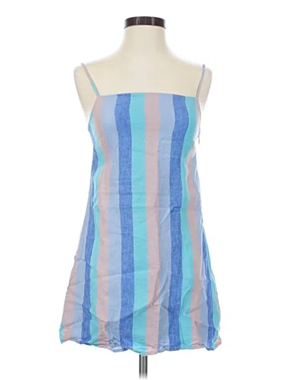 Pre-owned Electric & Rose Tank Top Blue Strapless Neckline Tops