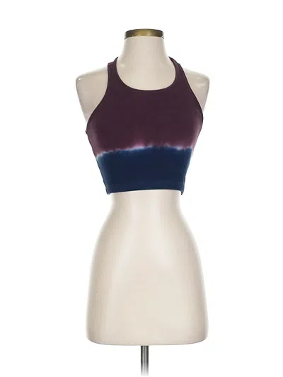 Pre-owned Electric & Rose Tank Top Purple Halter Neckline Tops