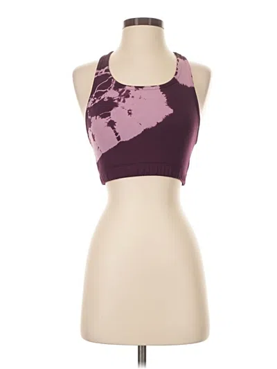 Pre-owned Electric & Rose Tank Top Purple Halter Neckline Tops