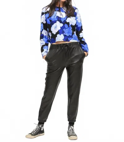 Electric & Rose Taryn Tee In Floral Onyx/ice In Multi
