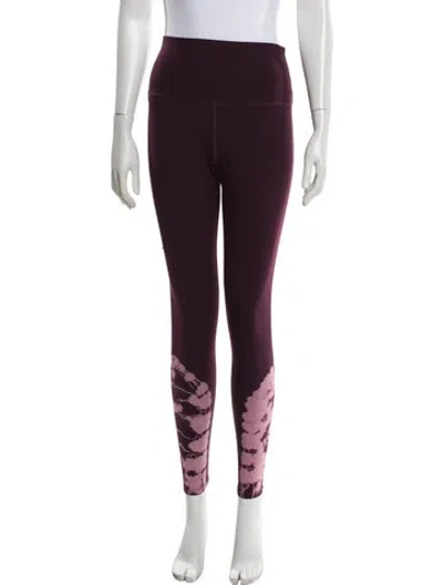 Pre-owned Electric & Rose Tie-dye Print Pants In Purple