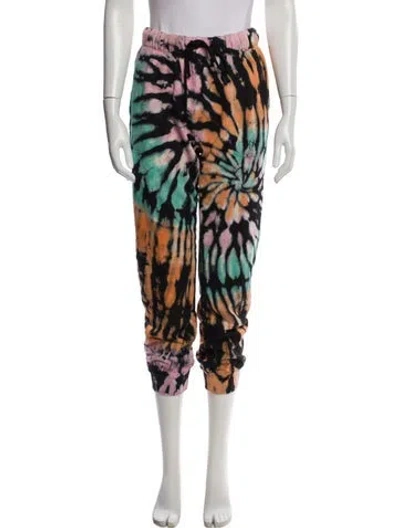 Pre-owned Electric & Rose Tie-dye Print Sweatpants In Multi