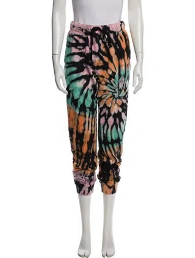Pre-owned Electric & Rose Tie-dye Print Sweatpants In Multi