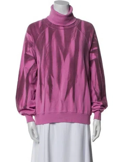 Pre-owned Electric & Rose Turtleneck Sweater In Purple