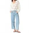 Electric & Rose Vera Sweater In Cloud In White