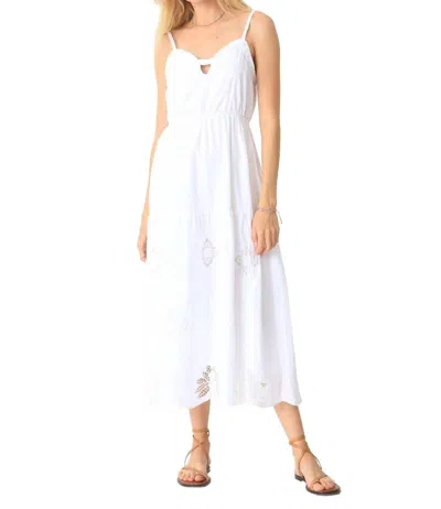 Electric & Rose Vivian Midi Dress In Cloud White