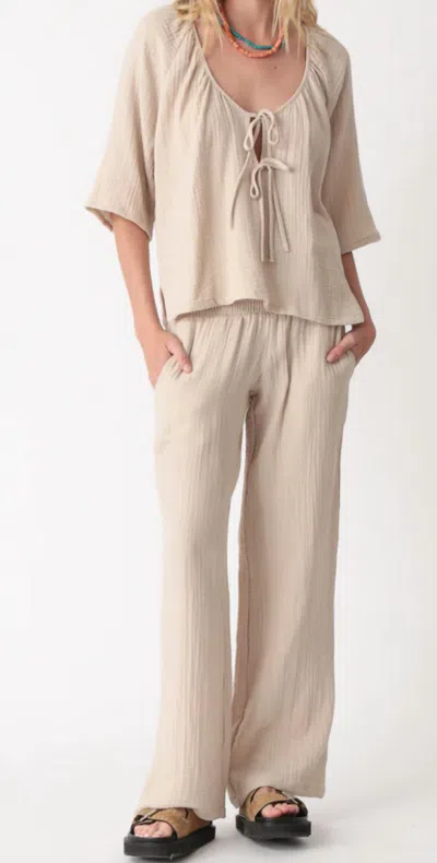 Electric & Rose Women's Beach Pant In Stone In Neutral