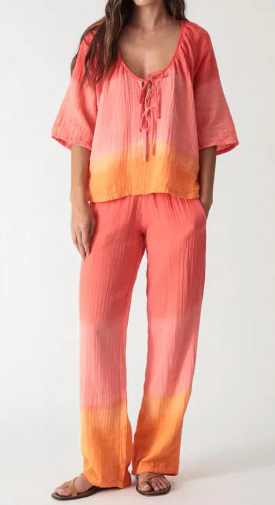 Electric & Rose Women's Beach Pants In Ombre In Multi