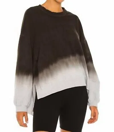 Electric & Rose Women's Neil Sweatshirt In Dusk Ombre In Black