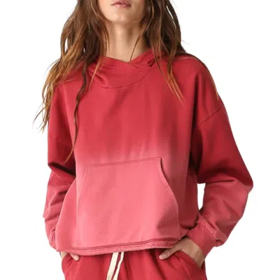 Electric & Rose Yvonne Hoodie In Sunbleach Brick Red